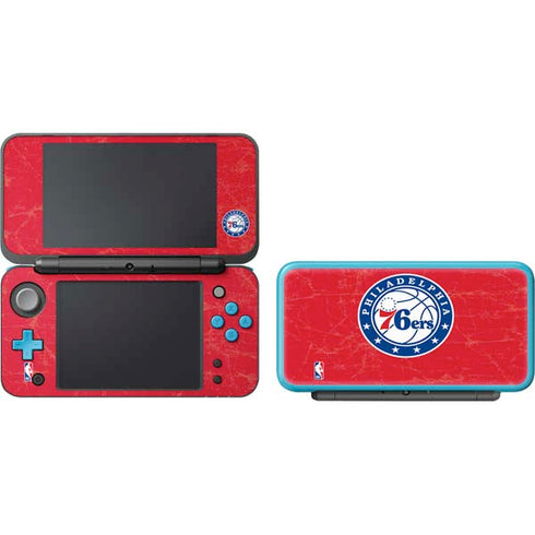 NBA Philadelphia 76ers Distressed Nintendo 2DS XL (2017) Skin